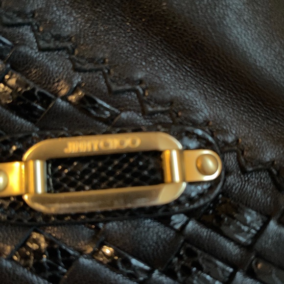 Jimmy Choo Leather and Suede Fringed Handbag - Picture 5 of 12